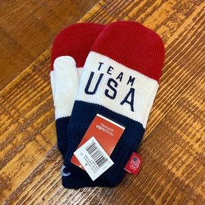 TEAM-USA Olympic Soft Warm Knit Mittens NWT
